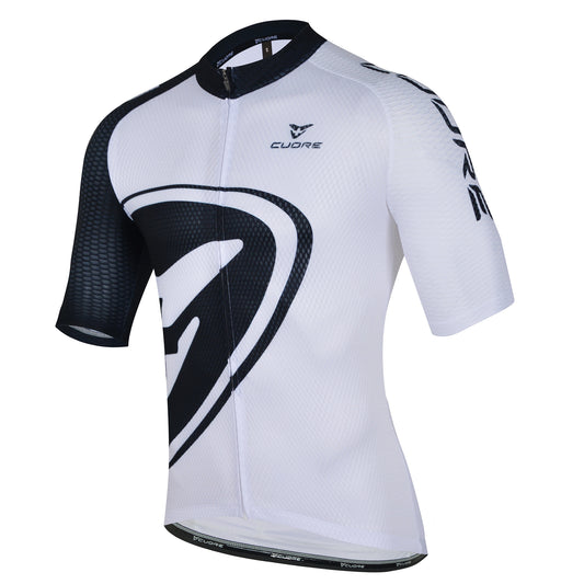 Men's Silver Race Jersey - Swiss Classic White